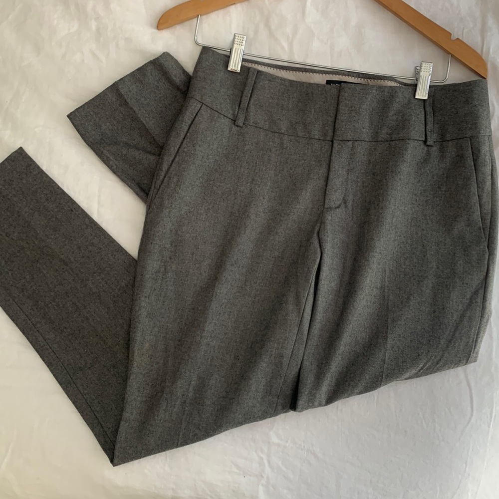 Banana Republic Martin Fit gray wool trousers size 8